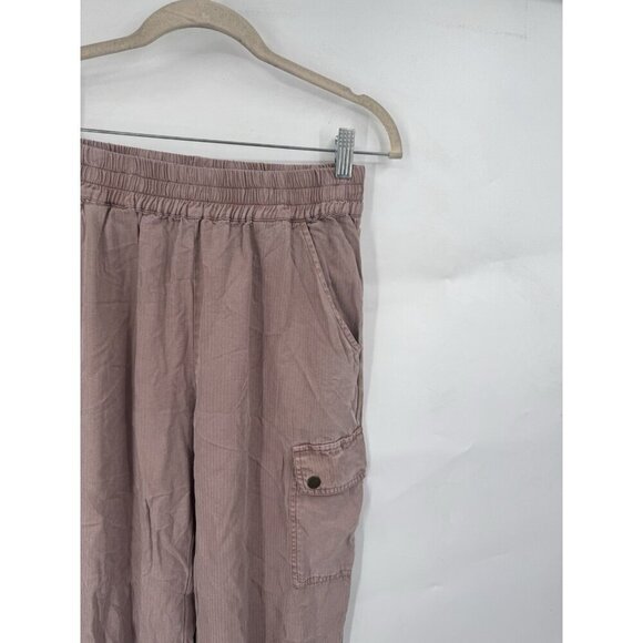 Anthropologie Cargo Jogger Pant Women Small Pink Grunge Retro Minimalist Preppy - Picture 9 of 10